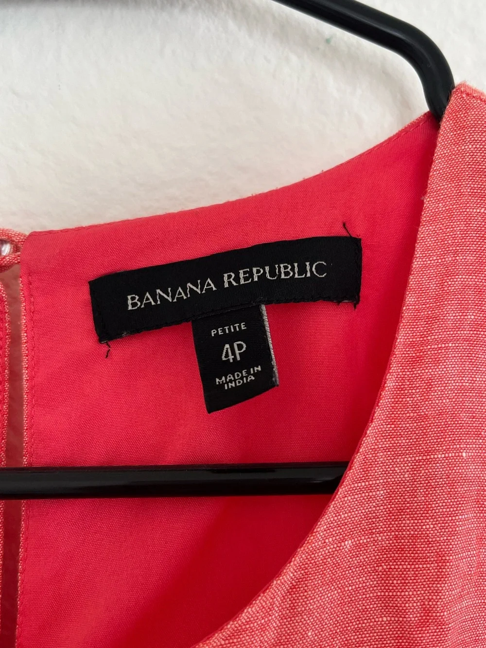 Banana Republic Linen Jumpsuit Coral Size 4 Petite